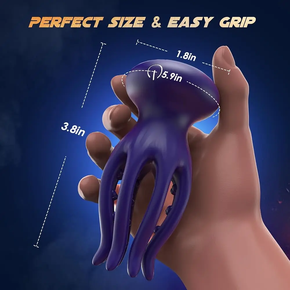 Male Glan Masturbator Vibrator Penis Glan Testicle Massage Trainer Delay Ejaculation Silicone Sex Toys Adult Goods for Men
