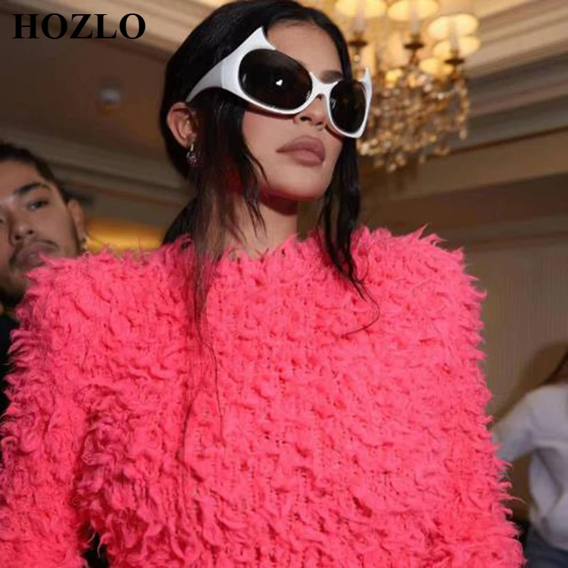 

2023 New fashion Sunglasses Women Y2K Cat's Eye Angel Demon Vintage Dark Glasses Perform Party Street Prop Man Funny Glasses