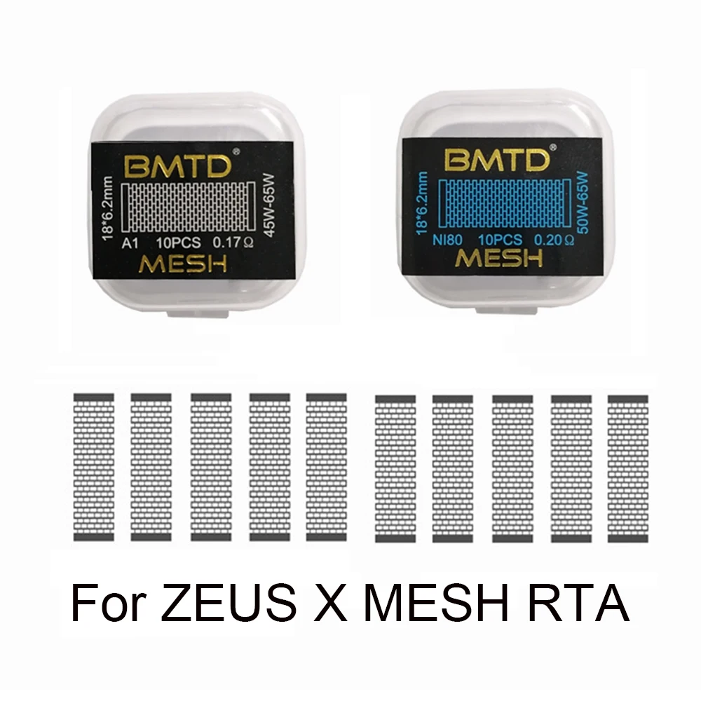 

Сетчатая катушка ZEUS X, 6,2 мм, KA1 NI80, 10 шт./коробка