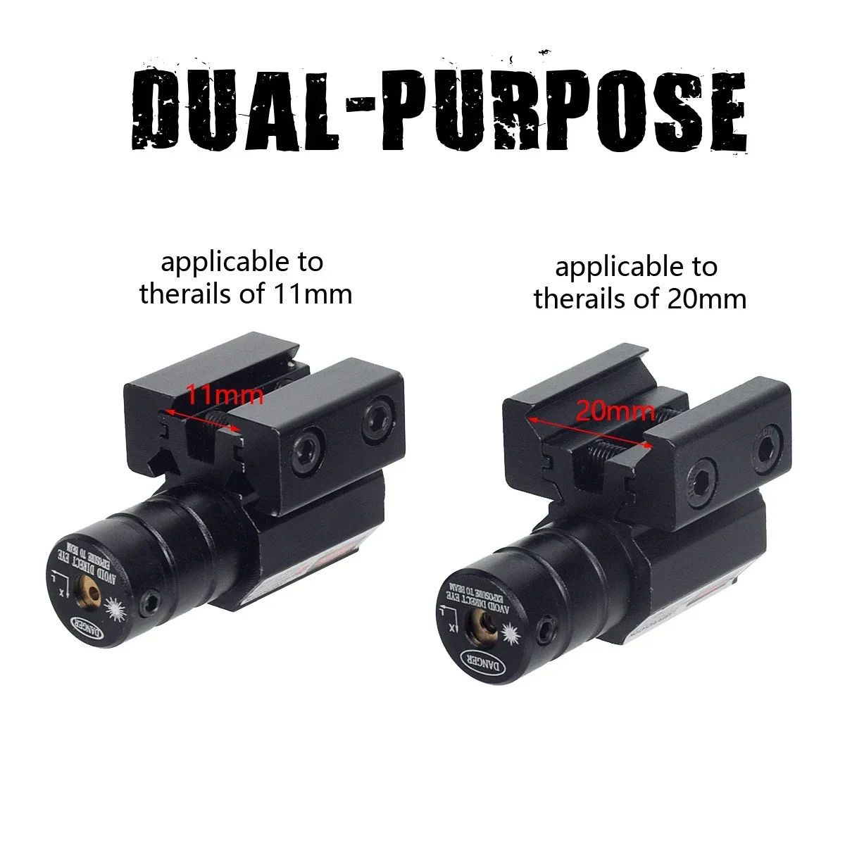 Laser Sight Red Dot Laser Sight Laser Bore Sight Tactical Red Green Dot Laser Sight 11mm 20mm Adjustable Picatinny Rail Mount Pistol Glock17 Airsoft Rifle Laser Bore Sight