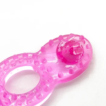 Butterfly Penis Vibrator Ring Delay Ejacualtion Clitoris Stimulate Elastic Silicone Sex Toys for Men Cock Vibrating Ring Sexshop 3