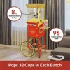 Commercial Popcorn Making Machine With Cart Wheels & 8 Ounce Kettle For Hotel Home Movie Theater For Sale Snacks Popcorn Maker 4