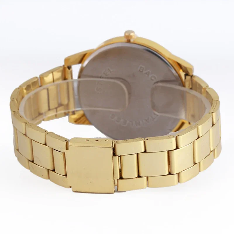 MAYZHISU Casual Quartz Watch for Women Deco 3 Eyes High-end Light Luxury Women Watches Stainless Steel Ladies Wristwatch Clock