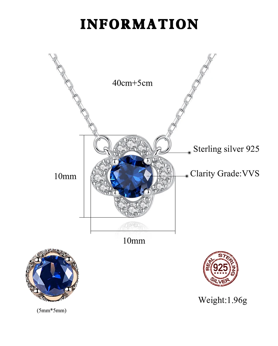 Flocon de neige véritable topaze bleue pendentif en argent massif massif zircone cubique fine mariage mariée_voghion.com