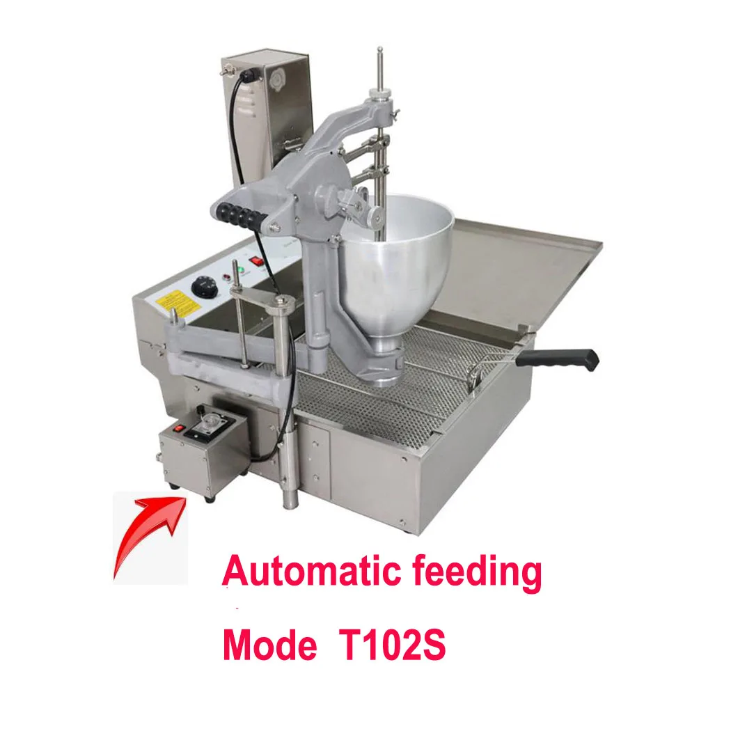Commercial Electric Type 25L Big Doughnut Machine With 3 Different Molds Donut Maker Machine Ball Shape Donut Fryer