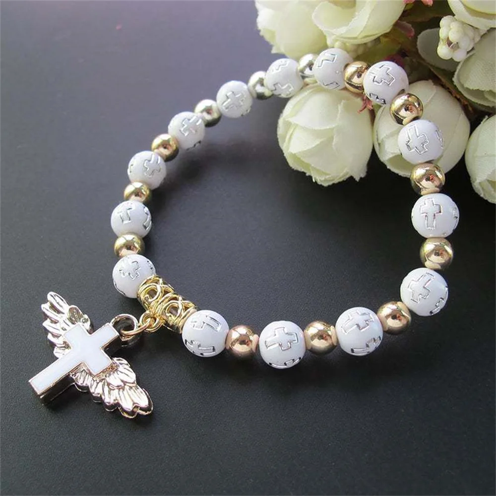 Boys Rosary Bracelet - Noah - Best First Communon Gift