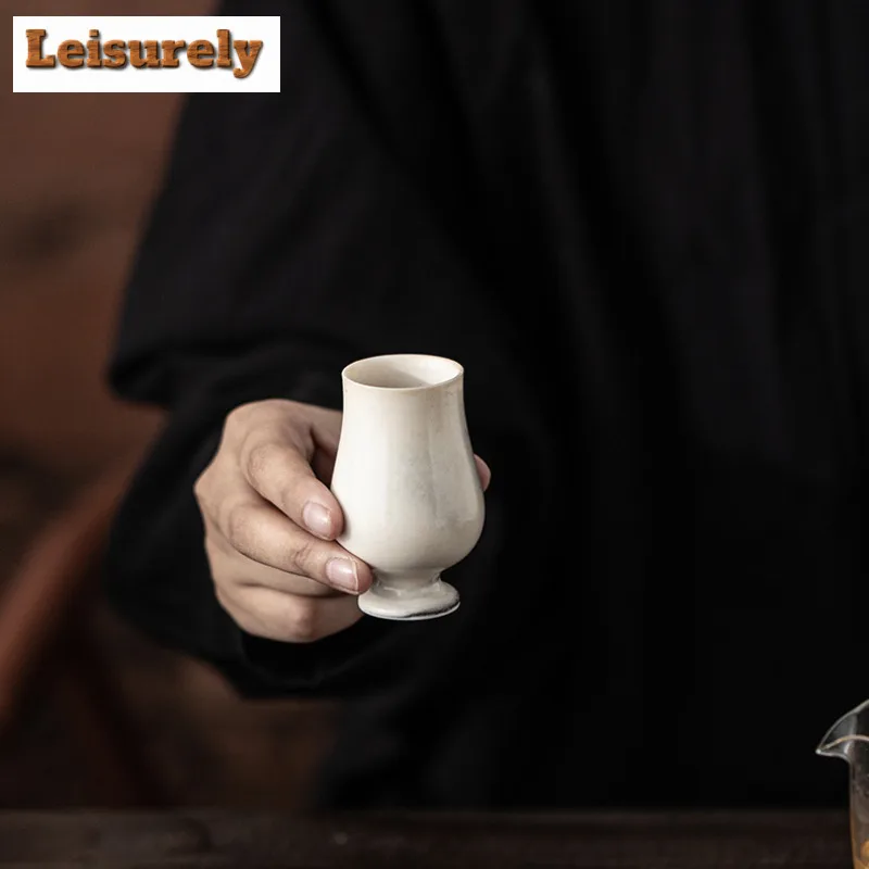 30ml Ink Painting Teacup Traditional Tea Bowl Tea Cup Set Tea-tasting Meditation Cup Jianzhan Master Cups Teaset Accessories