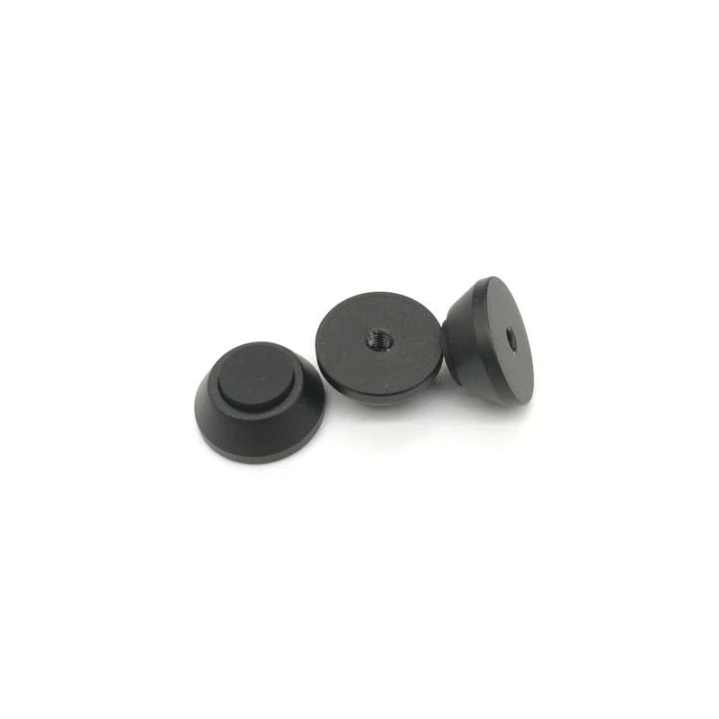 Aluminum CNC HIFI Audio Speaker Spikes Aluminum alloy Chassis Case Foot Pad Anti-shock Shock Absorber Isolation Nail 8PCS