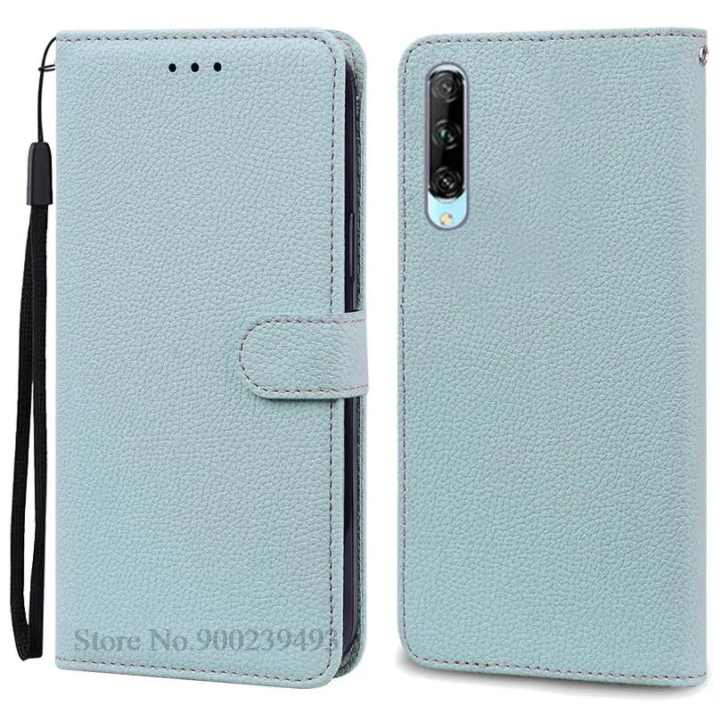 Huawei P Smart Pro Soft Silicone Wallet Flip Phone Cover