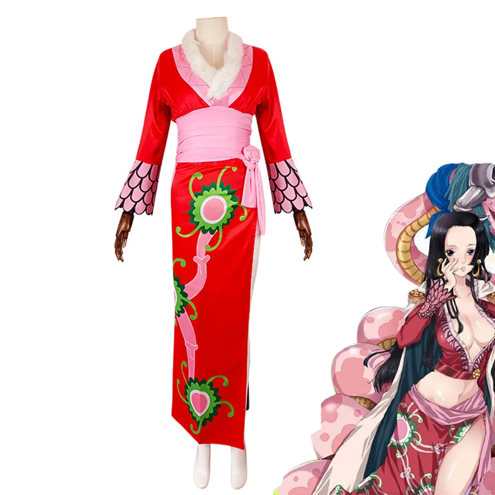 

Anime One Piece Cosplay Boa Hancock Women Costume