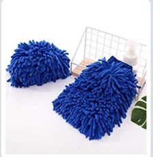 Car Wash Gloves Chenille Coral Fleece Gloves Washing Wiper Car Cleaning Towel Auto Dust Washer Mitt Cleaning Accessories car cleaning gloves