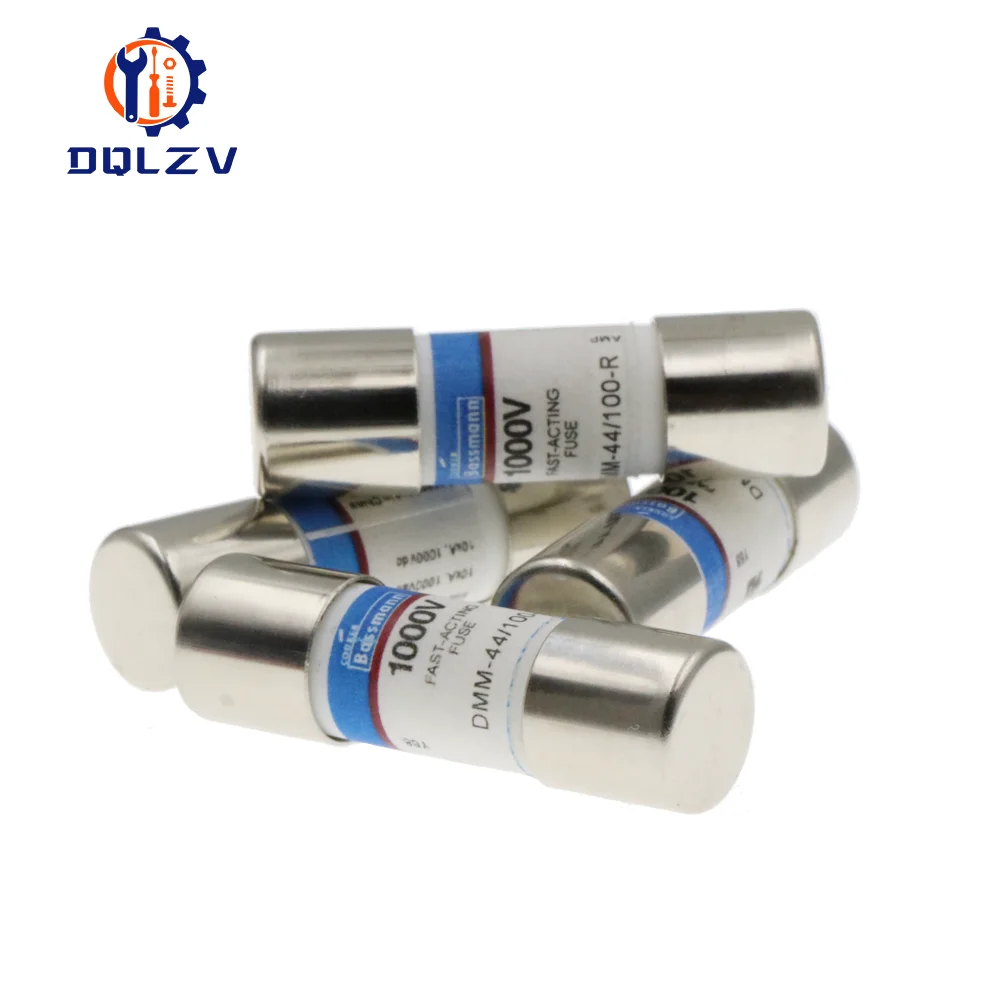 2 Pezzi Fusibili Per Multimetro Buss DMM-B-44/100 - 10x35mm, 44mA 1000V AC/DC