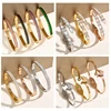 316L Stainless Steel Micro Inlaid Zircon Star Butterfly Bear Roman Digital Buckle Women's Bracelet Bangle Bracciali Donna 1
