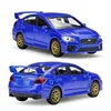 1/36 SUBARU Impreza WRX STI Racing Car Toy Model For Children RMZ CiTY Diecast Vehicle Miniature 1:36 Pull Back Collection Gift 3
