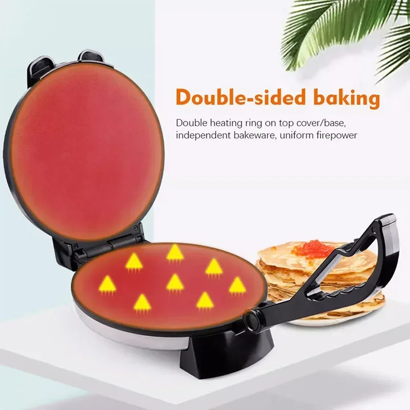 Approved 2000W 10 Inch Non-stick Chapati Tortilla Rotimatic Roti Maker Roti Chapati Making Machine Pita Making Machine Breakfast