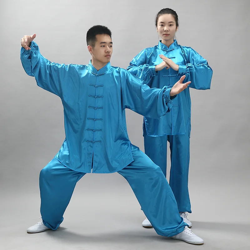 

Unisex Chinese TaiChi Uniform Wushu Clothing Women Men Morning Workout outfit Costume Clothing