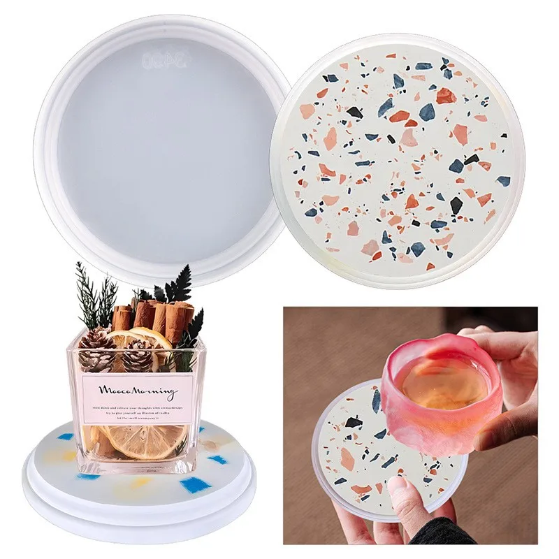 

Круглая подставка для чашки «сделай сам»