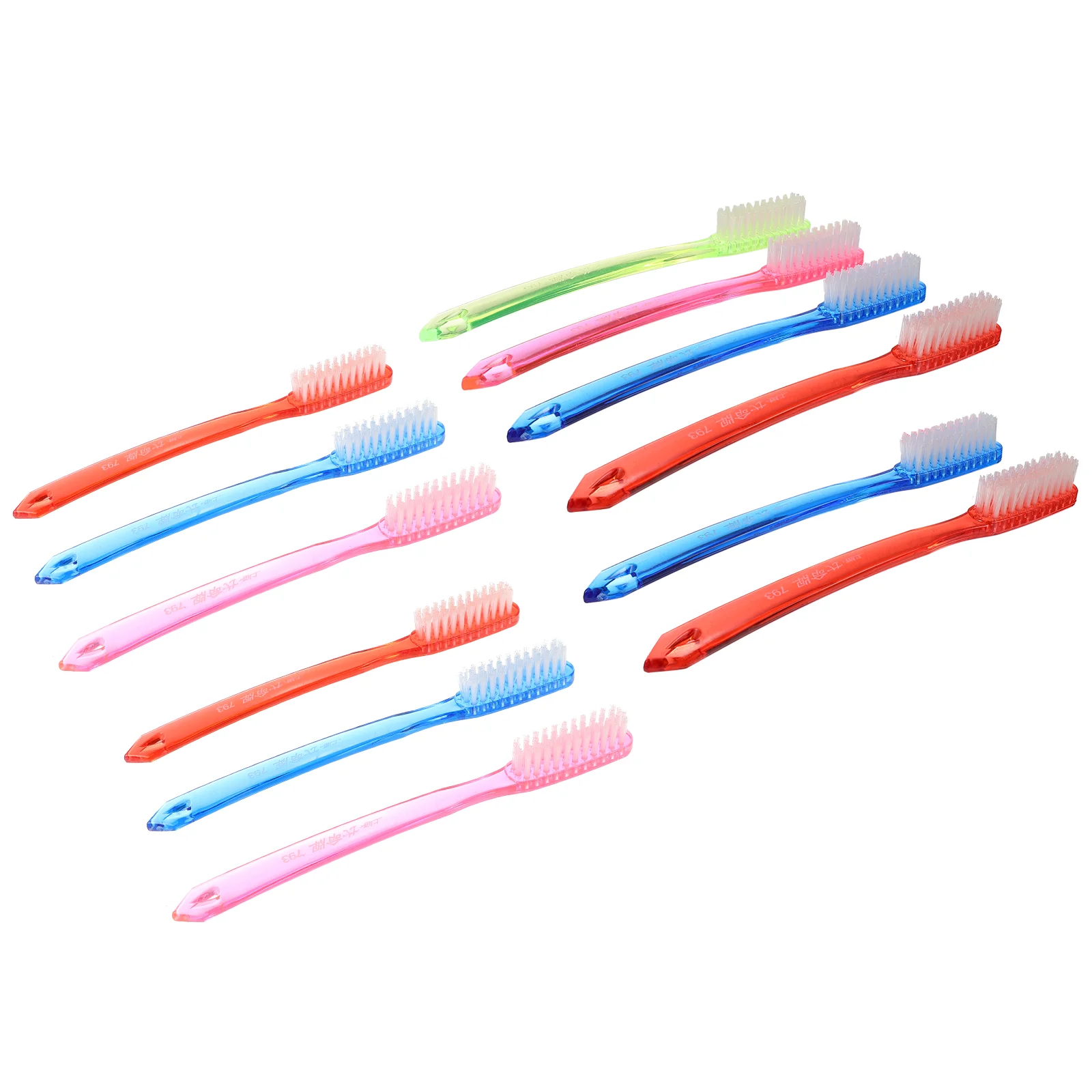 

Bulk Practical Manual Disposable For Adult Teeth Stain Portable Oral Hygiene Care (Random Color) Travel Toothbrush