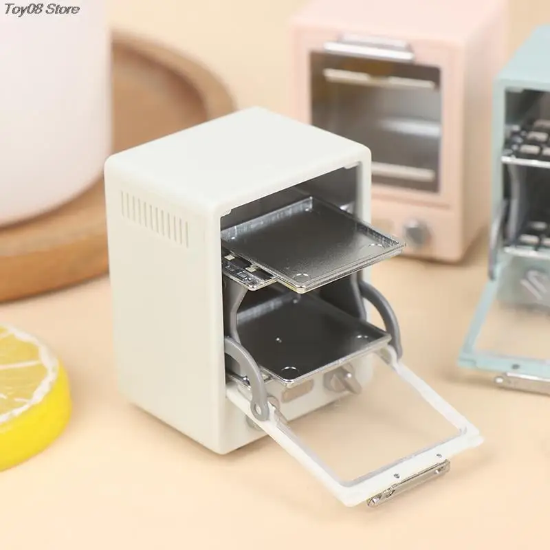 Pretend Kitchen Toys Kitchen Toys Dollhouse Furniture Set Doll House Toys 1Pc Simulation Miniature Dollhouse Oven Play Kitchen Baking Dish Bread Retro Refrigerator Model Doll Mini Furniture Toy Decor