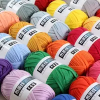100g Thick Cloth Yarn Soft Colored Yarn for Hand Knitting Woven Bag Carpet DIY Hand-knitted Material 1