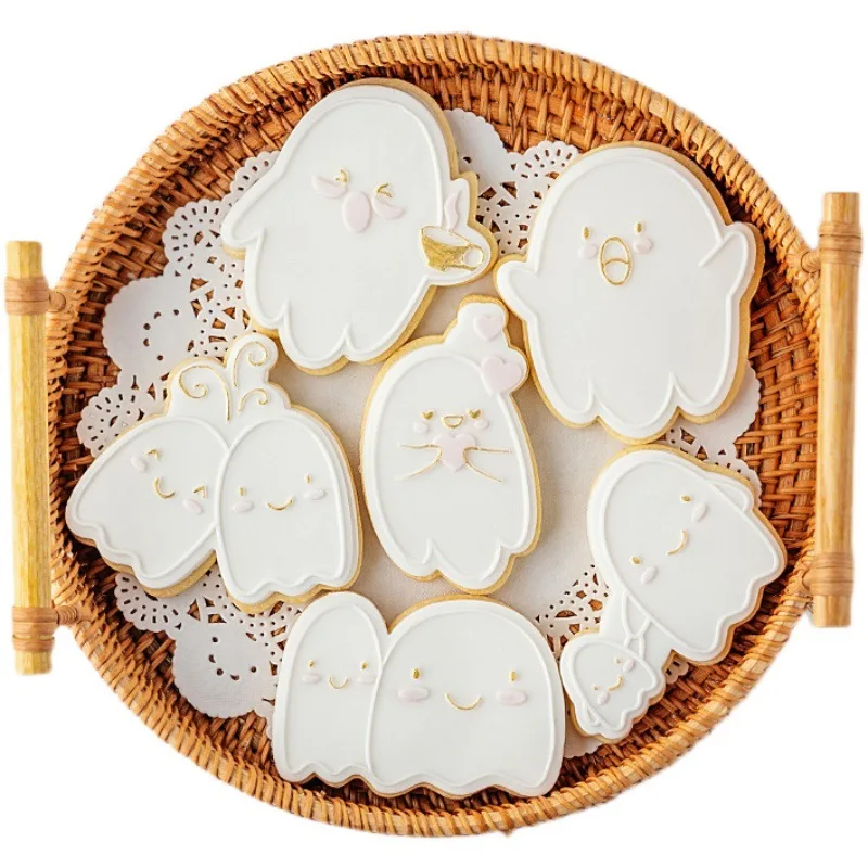 Moule à Biscuits En Bois 3D Forme Citrouille - Emporte-pièce Gaufrage Pour Halloween, Noël, Thanksgiving