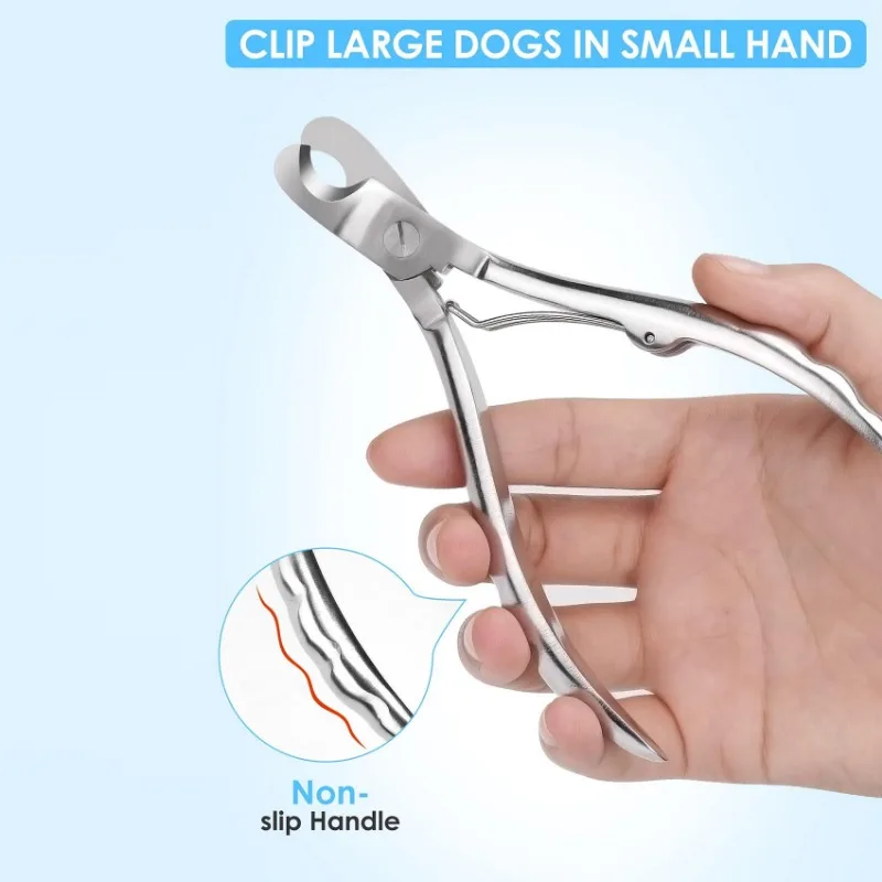 Professional Pet Nail Clipper Sharp Safety Animal Grooming Toe Trimmer Stainless Steels Finger Cutter for Dog and Cat