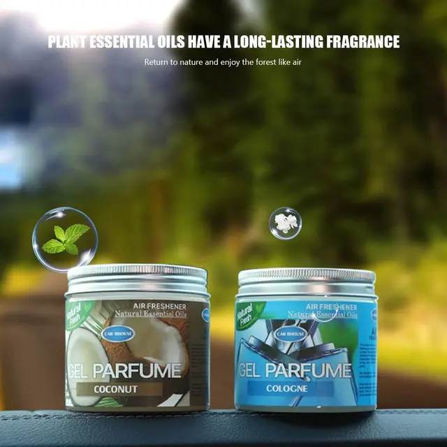 Long-Lasting Car Air Freshener Strong Fragrance Safe Car Scent Strawberry Lemon Fruit Flavor Odor Eliminator Essential