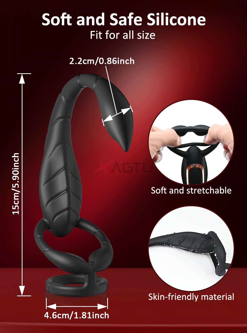 Vibrating Cock Ring Penis Ring Sex Toys for Men Couples Taint Stimulator Bullet Anal Butt Plug Prostate Massager Male Vibrators Sefd29fb5e3394167b367da830820a2d7C