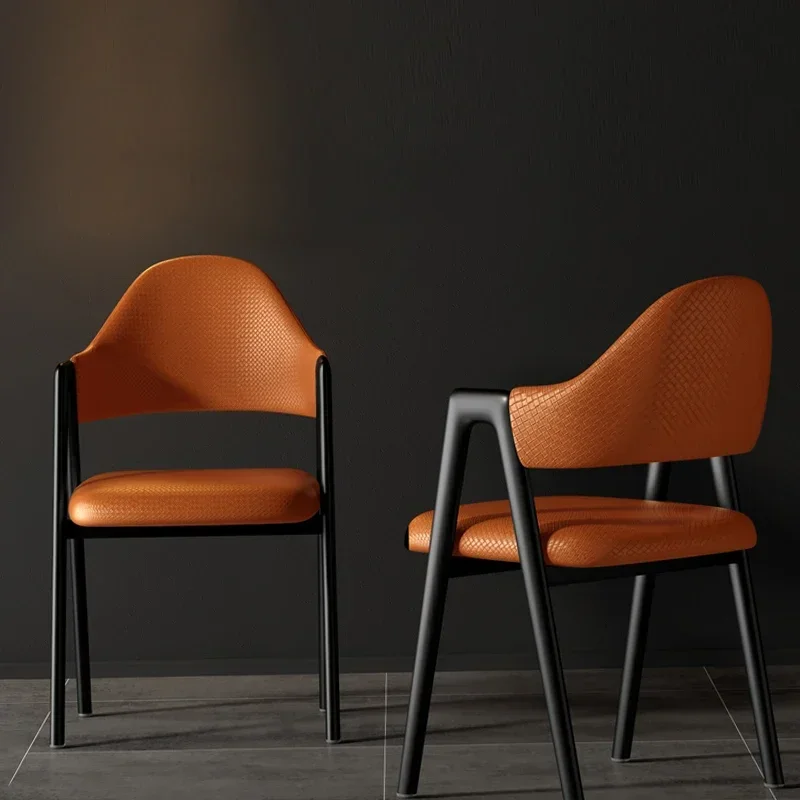 

Nordic Luxury Dining Chairs Party Backrest Minimalist Dining Chairs Armchair Accent Muebles De Cocina Kitchen Furniture