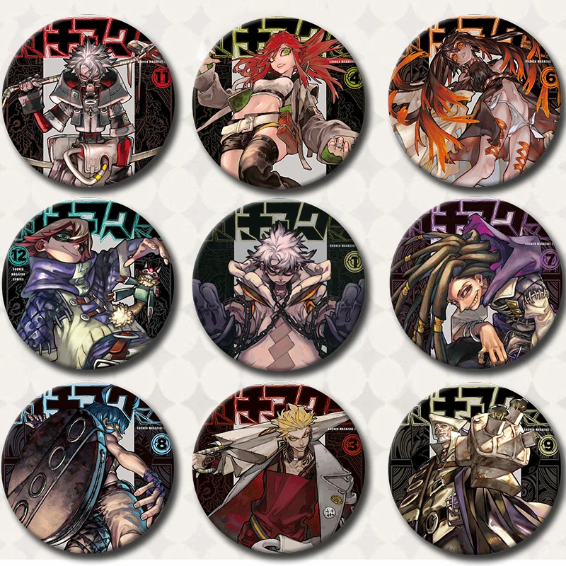 Japanese Anime Manga Gachiakuta Enamel Pins Rudo Surebrec Cartoon Badge ...