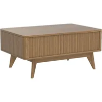 Brooklyn Coffee Table, Lift Top Coffee Tables ,  Center Table Lifting Top & Hidden Storage, Fluted Panel, Rising Pull Up Table 2