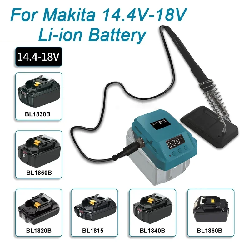 LCD Soldeerbout LCD Display Soldeerbout Soldeerboutstation - 18V Digitaal - Voor Doe-het-zelvers 60W Soldeerstation Accu Apparaat Reparatie Gereedschap LCD Soldeerbout LCD Display Soldeerbout Soldeerboutstation - 18V Digitaal - Voor Doe-het-zelvers 60W Soldeerstation Accu Apparaat Reparatie Gereedschap