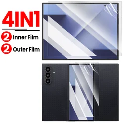 4 - in - 1 Screen Protector Set - Premium Hydrogel Film Full Coverage, Clear & Matte Finish - Matte (4in1)