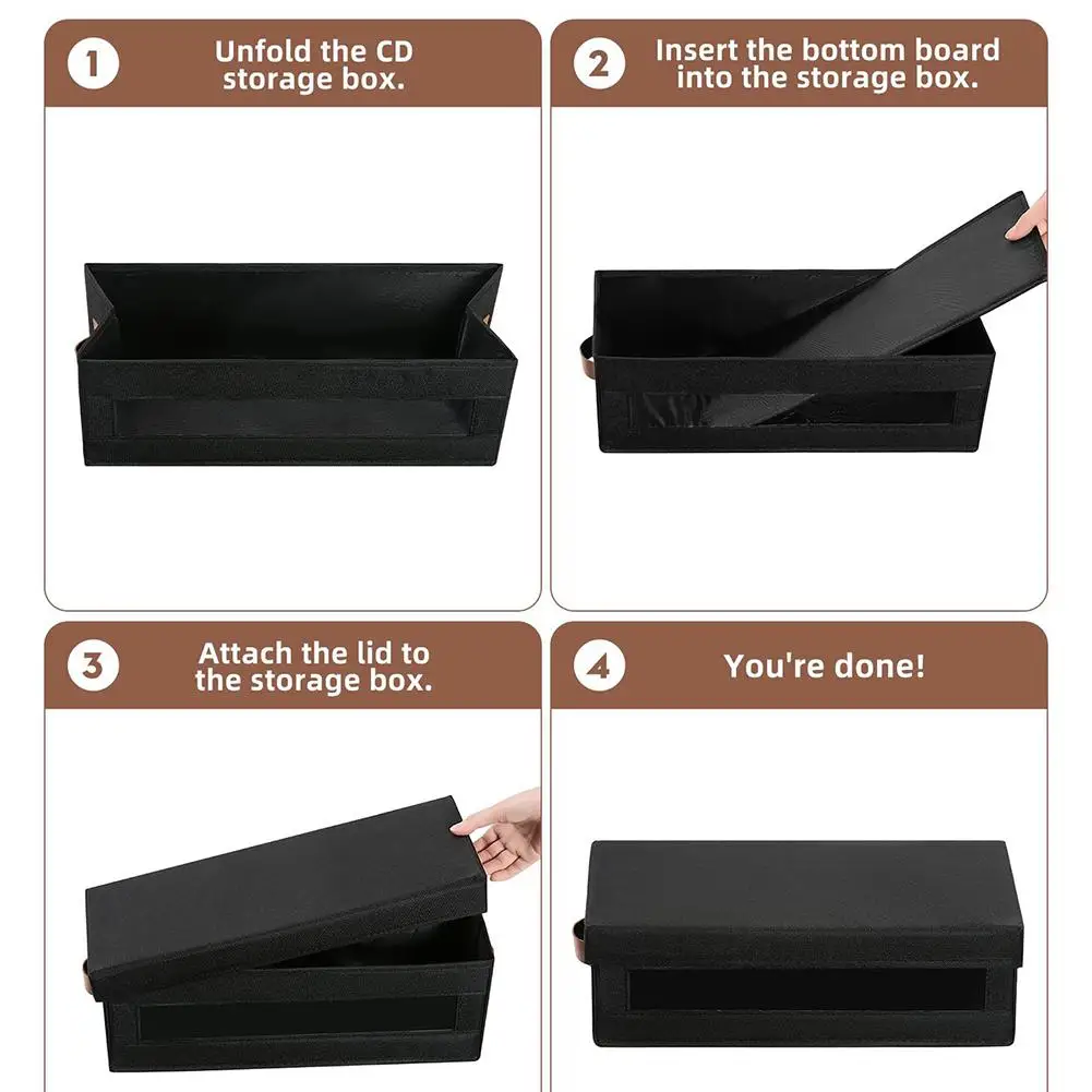 Portable Dvd Storage Case For Home Office And Car Organiser_voghion.com
