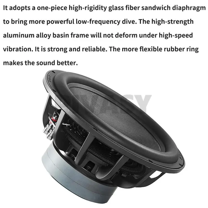 12 Inch High Power Active Subwoofer HiFi Wooden Subwoofer Home Theater Home Audio Echo Gallery TV Computer Stage Speakers 4