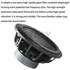 12 Inch High Power Active Subwoofer HiFi Wooden Subwoofer Home Theater Home Audio Echo Gallery TV Computer Stage Speakers 4