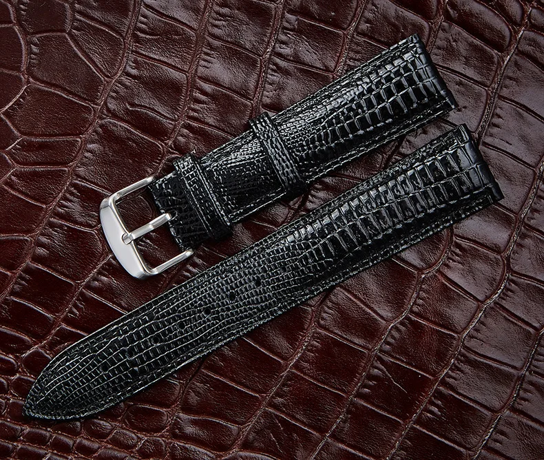Universal Leather Watch Strap - Premium Waterproof Band with Installation Tool