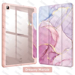 Transparent TPU Protective Tablet Case for Tab S8 Plus 12.4 (Dreamy Marble)