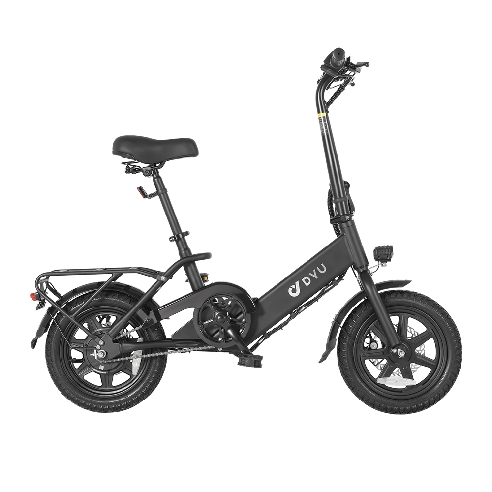 DYU C3 RTS Mini Electric Hybrid Folding Bike for Adults New Release with 36v Lithium Battery & down Tube Position