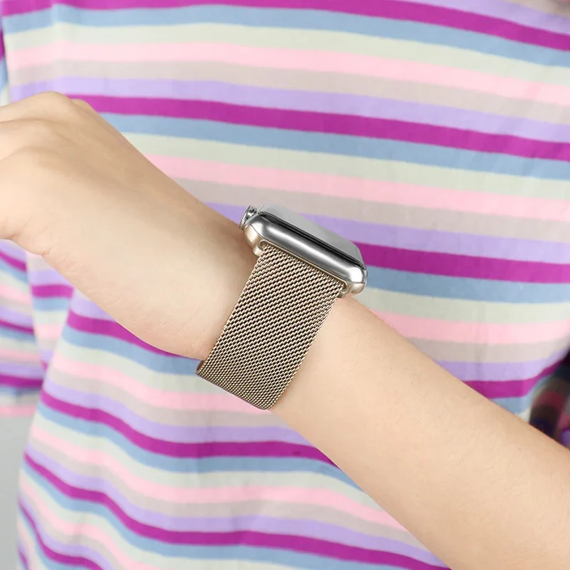 Elegant Stainless Steel Magnetic Loop Band