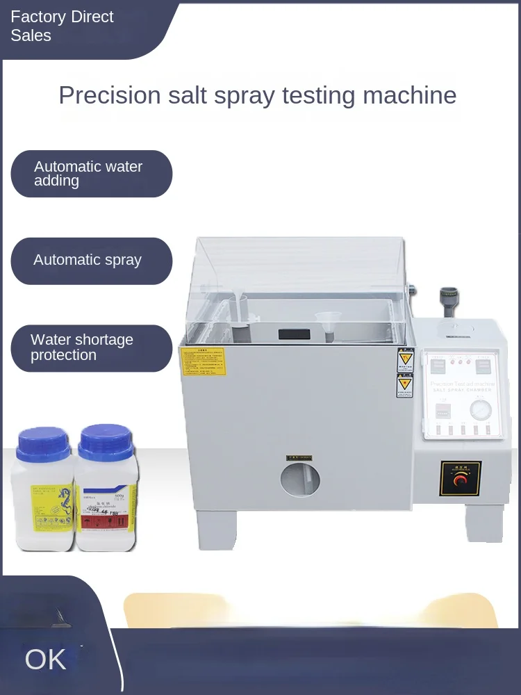 

Salt Spraying Tester Neutral Acid Salt Spray Device Hardware Electroplating Coating Corrosion Test Chamber Salt Spray Tester