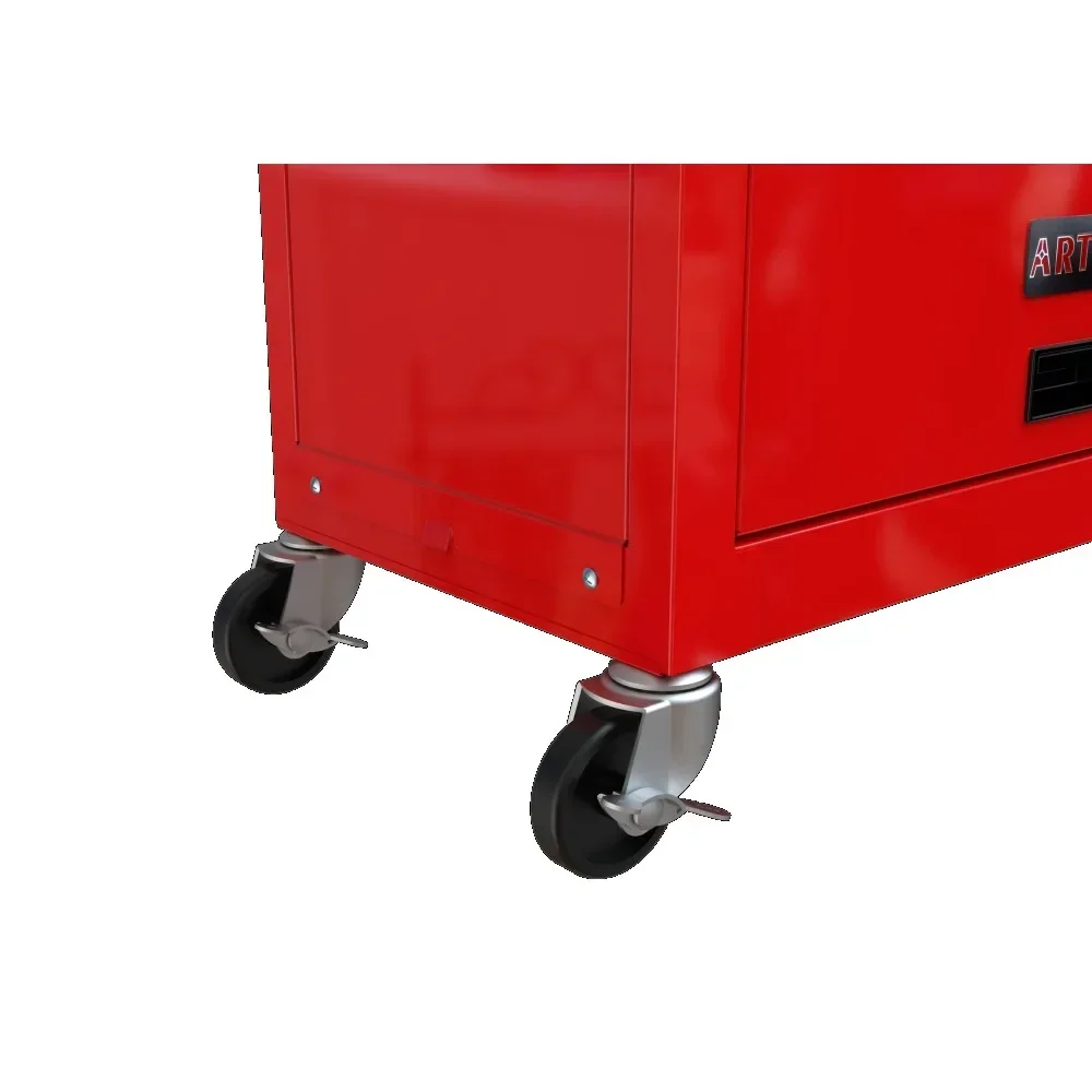 Rolling Tool Chest, Detachable Top, Mechanic Tool Organizer Box for Garage Repair Shop and Workshop, Tool Cabinet w/Lock & Key 6