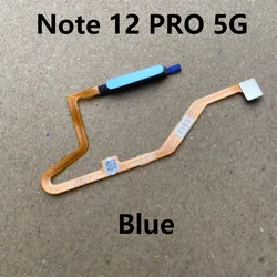 Enhanced Fingerprint Sensor Touch ID Ribbon Connector Flex Cable for Xiaomi Redmi Note 12 Pro (12pro 5G Blue)