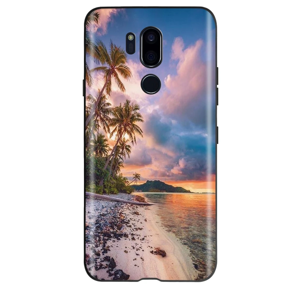 Cute Painted Soft Silicone TPU Phone Case - Artistic Back Cover