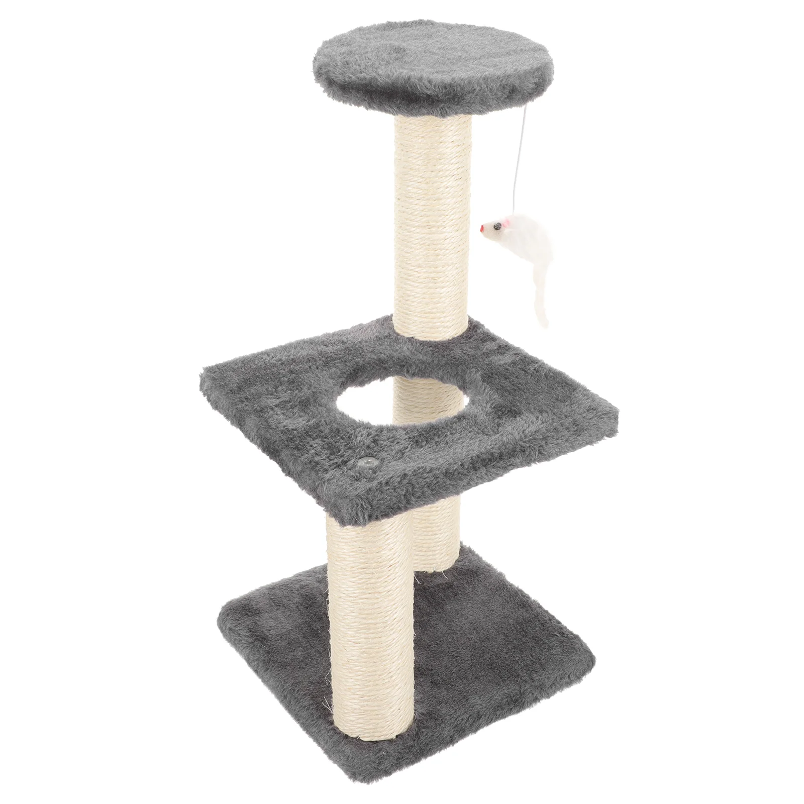 

Cat Climbing Frame Supplies Trees Towers Wear-resistant Scratching Pole & Comfortable Post Kitten Accessory Platform Pet
