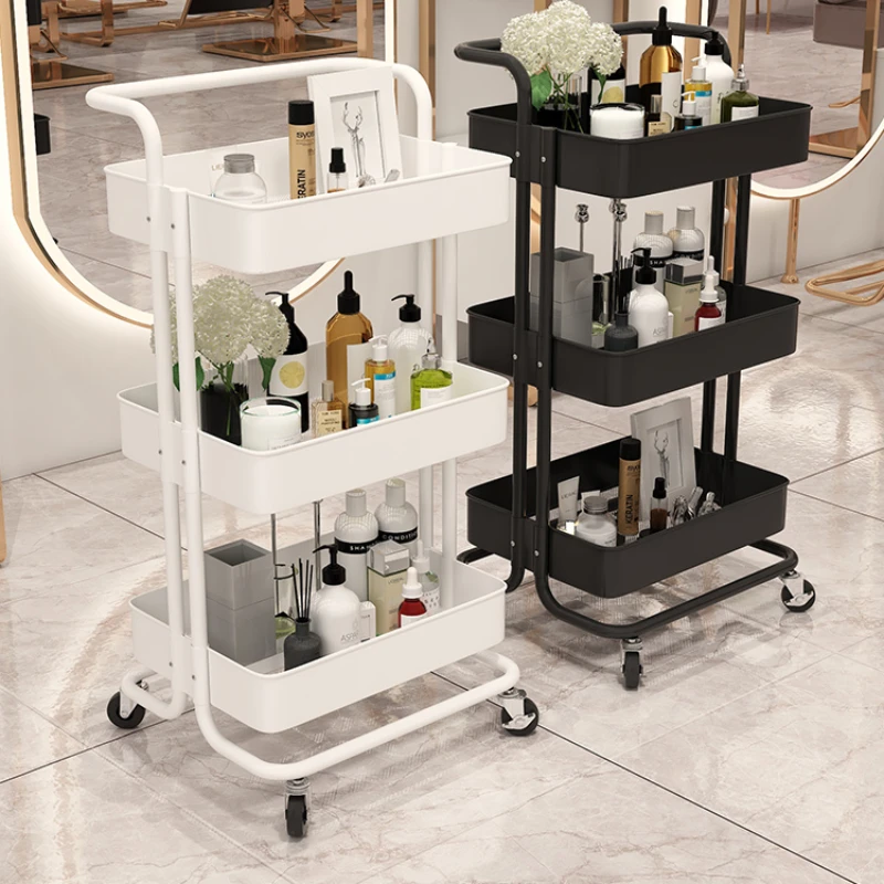 Makeup Work Salon Trolley Utility Parrucchiere Storage Salon Trolley Equipment Carrello Portategetti Salon Furniture Rr50St