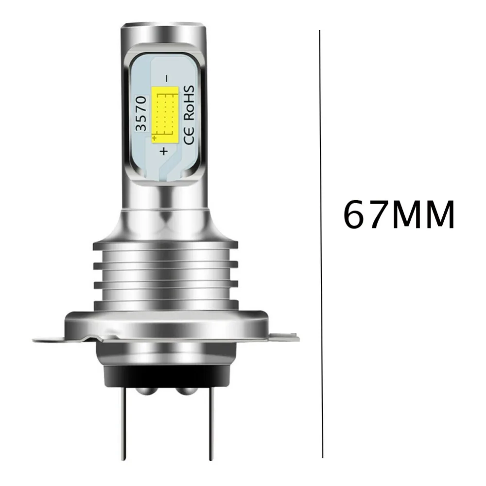 2Pcs H7 LED Headlight Kit 80W 10000LM Hi Or Lo Beam Bulbs 6000K White IP 68 Waterproof Canbus Led Headlight Car Accessories