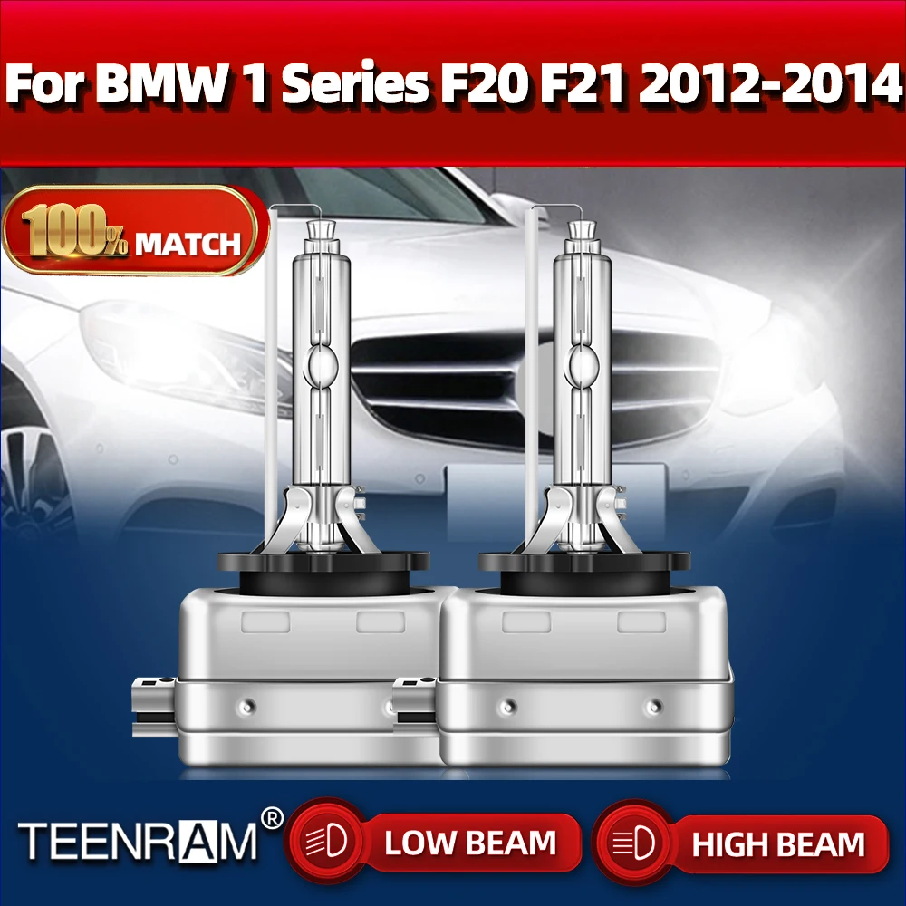 

HID Xenon Headlights 35W 20000LM Xeon Light Bulbs 12V 6000K White Auto Headlamps For BMW 1 Series F20 F21 2012 2013 2014