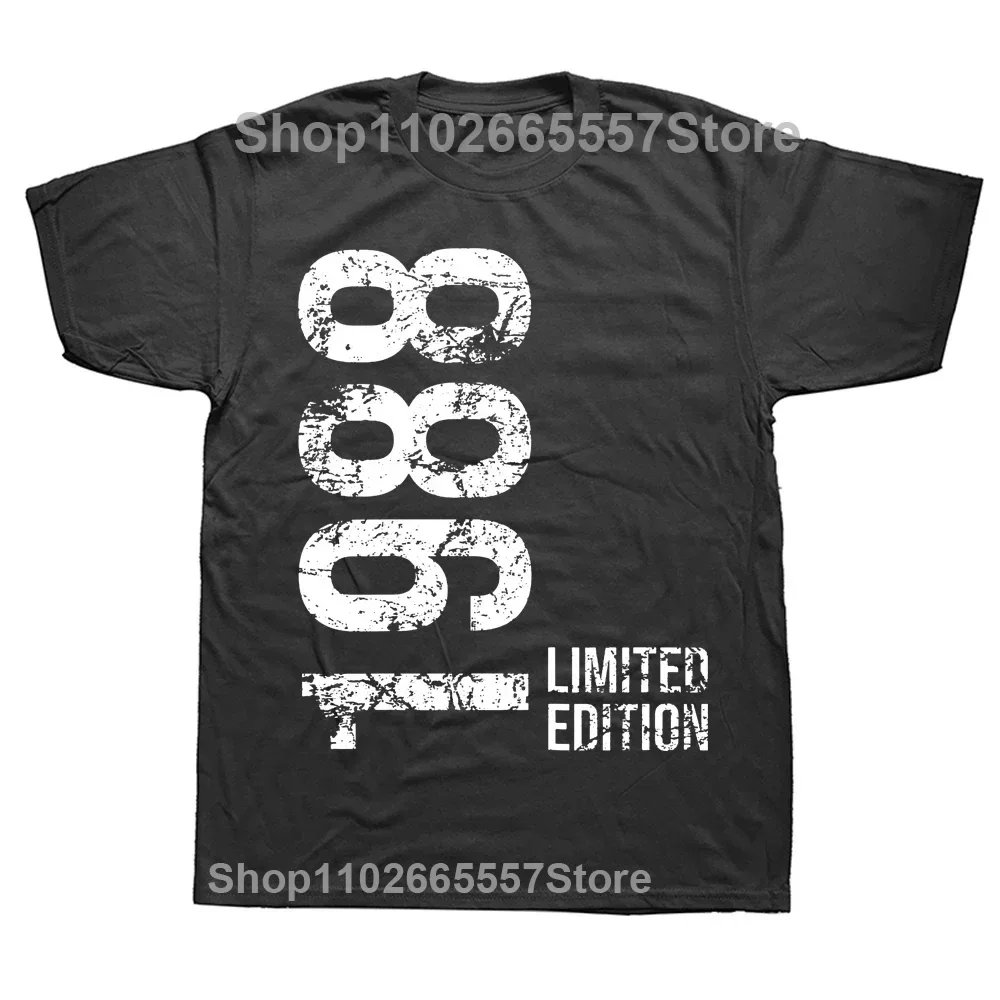 36. Geburtstag, 36 Jahre, Mann, Frau, Retro, Vintage, 1988, Geschenk, T-Shirt, Rundhalsausschnitt, modisches T-Shirt, Kleidung, lässige Basic-T-Shirts – Detail 3