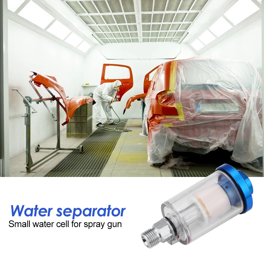 Spray In-line Water Trap Filter Pneumatic Tools Accessories for Airbrush 1/4 inch Water Oil Separator Inline Air Hose Filter